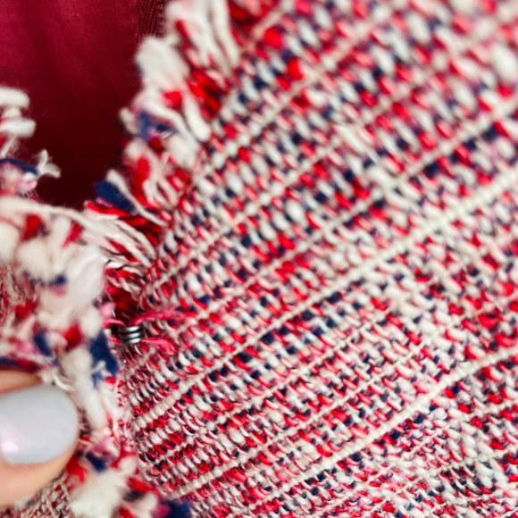 Banana Republic Pink Tweed Midi Dress - Picture 7 of 11